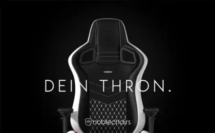 noblechairs EPIC Echtleder Gaming-Stuhl